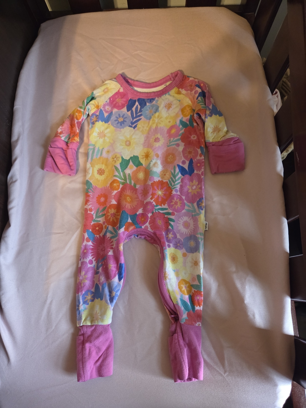 Little Sleepies Floral Print One-Piece Romper - Pink. Mothers Day Collection